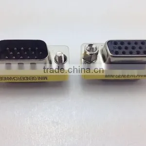 15 Pin HD SVGA VGA Male to Female Adapter Connector thumbnail-1