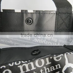 King Size Black Lululemon Reusable Tote Bag thumbnail-6