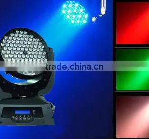 High Brightness DMX DJ Stage Lighting 108 x 3W RGBW Wash LED Moving Head Light With Zoom thumbnail-2