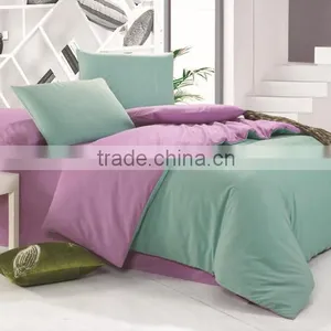 2015 Hot Microfiber Solid Color Match Bedding Set Plain Color thumbnail-5