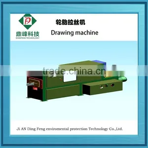 Dingfeng Brand Old Truck Tyre Wire Drawing Machine for Sale thumbnail-2