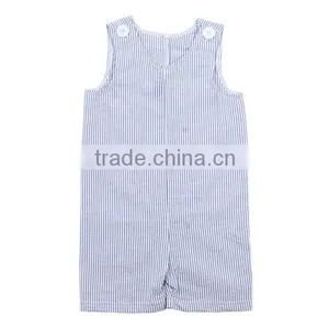 Wholesale China Suppliers Baby Items Seersucker Carters Baby Clothes Newborn Baby Clothes Baby Onesie Seersucker Baby Boy Romper thumbnail-6