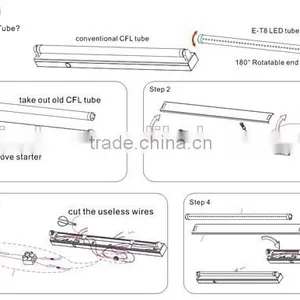 T8 20W LED Tube1.2M With High Efficiency 100LM/W thumbnail-6