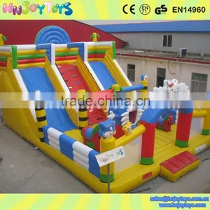 Popular Princess Giant Obstacle Course Slip and Slide Climbing for Adult thumbnail-3