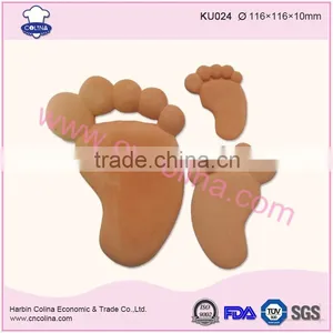 LFGB Standard 3d Footprint Fondant Tools Silicone Mold thumbnail-2