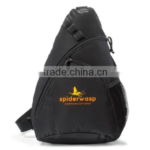Wholesale Polyester Gym Sling One Shoulder Sports Backpack Bag thumbnail-2