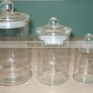 Glass Tea Pot With Glass Lid, Glass Bottle for Tea,tea Leaf Glass Bottle thumbnail-1