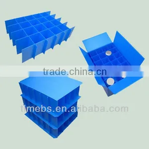 Corrugated Plastic Compartment Storage Box thumbnail-1