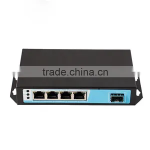 OEM 4 Port Gigabit POE Switch With 1 Sfp Slot 20km thumbnail-1