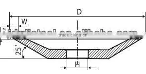 12 R4 Diamond Grinding Wheel for Carbide,machine Grinding Wheel Diamond,diamond Wheel thumbnail-2