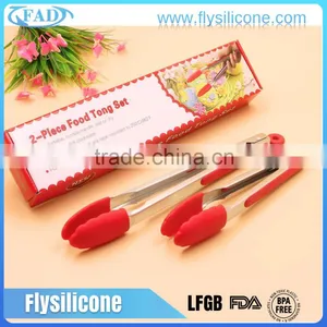 Tongs Utensils Type and Eco-Friendly Feature Silicone Bbq Tongs thumbnail-5