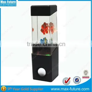 Water Bubble Lamp With Speaker,Water Lamp With Fish Dancing Water Speaker thumbnail-1