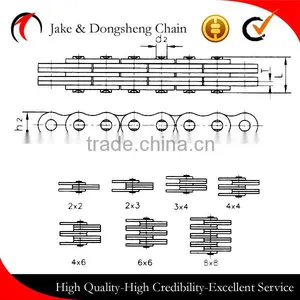 Hot Sales Hoisting Chain Leaf Chains Pitch:12.700mm LH0834 thumbnail-1