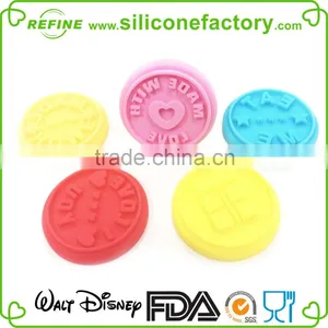 DGCCRF Confirmed Customized Wooden Handle Silicone Cookie Stamp thumbnail-4