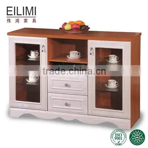 Environmental Protection Golden Pecans Wooden Sideboard Cabinet for Living Room thumbnail-1