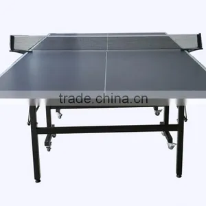 Factory Promotion 16mm MDF Board, Standard Size Moveable Foldable Table Tennis Table thumbnail-4