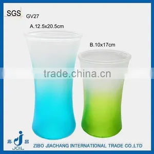 Wholesale Cheap Color Round Glass Vases for Home Decoration thumbnail-1