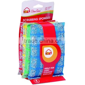 JML1314/ 4PK Cleaning Sponge Scourer Household Best Selling Sponge thumbnail-4