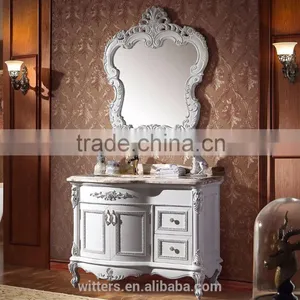 European Bathroom Single Hole Facuet Mount Basin Cabinet WTS1616 thumbnail-4