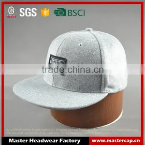 Custom Cheap Flat Brim Fitted Caps thumbnail-1