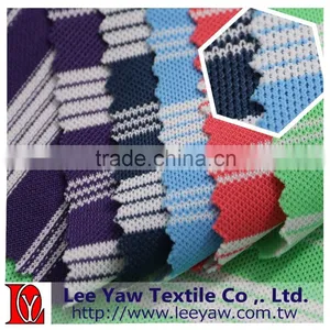 Polyester Full Dull Spandex Pique Stripe Fabric With Anti-bacterial thumbnail-6