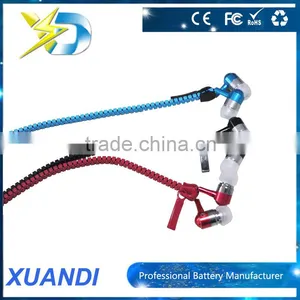 2016 Newest Product Zipper Headphone With Good Quality thumbnail-6