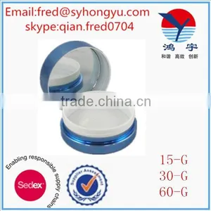 Clear Aluminium Jars/Boxes for Cosmetic Powder Case thumbnail-1