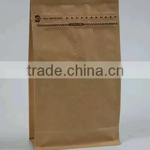 Sealable Kraft Paper Coffee Bag,kraft Paper Coffee Packaging Bags thumbnail-6