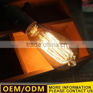 Edison Antique Lamp, A19 25/40/60W 60*115mm Edison Bulb thumbnail-4