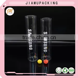Transparent Plastic Pet Cylinder Packaging for Mouse Pad thumbnail-1
