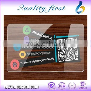 Mirror Surface Transparent Cards Plastic Instruction Cards thumbnail-1