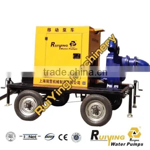 Large Irrigation Pump Driven by Diesel Engine With Trailer thumbnail-6