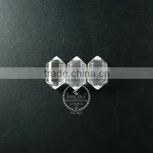 23*13mm Gold 925 Sterling Solid Silver Transparent Natural Crystal Quartz Pendant Charm DIY Jewelry Findings Supplies 1800144 thumbnail-1