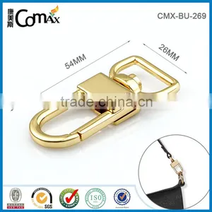 Square Shining Metal Snap Hook Spare Suitcase Parts thumbnail-1