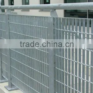 Steel Bar Grating Fence Wall/ Steel Grating Fence -ISO9001 20YEARS Factory thumbnail-1