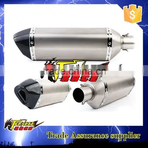 Stainless Steel Muffler Silencer for Racing Motorcycle thumbnail-1