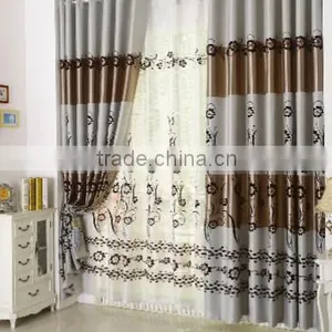 Customized Window Curtain Fabric, Jacquard Fabirc 030 Fire Retardant Blackout Fabric for Bedroom thumbnail-6