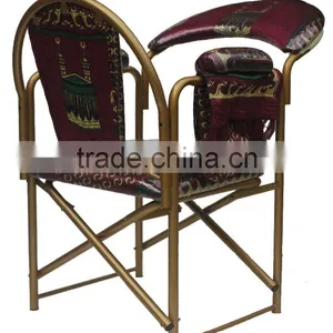 Folding & Knocked Down Muslim Prayer Chair for Elder - With Prayer Pad & Koran Pocket thumbnail-4