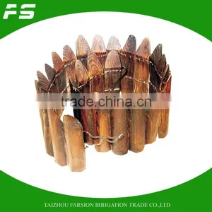 Garden Decoration Fir Wood Block Garden Fence Garden Borde Fence thumbnail-1