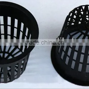 Food Grade Plastic 4" Plastic Net Pots Hydroponic Plant Pots for Green House thumbnail-3