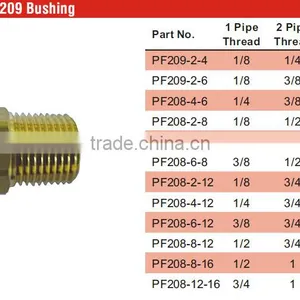 PF209 Bushing,Pipe Fitting,Brass Fitting,Pneumatic Valve thumbnail-5
