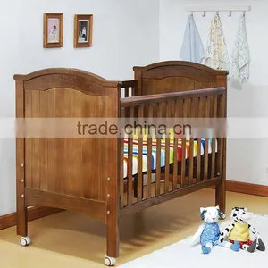 Wooden Baby Cot thumbnail-1