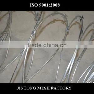 Concertina Razor Reinforced Barbed Tape /Concertina Circle Wire Fencing thumbnail-1