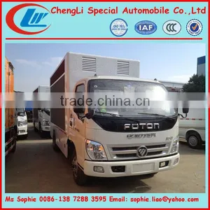 FOTON Digital Mobile Billboard Truck for Sale, Scrolling Advertising Trucks,advertising Truck Box thumbnail-1