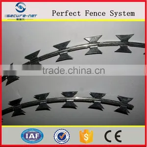 Hot Dipped Galvanized Razor Barbed Wire With Durability Quality thumbnail-3