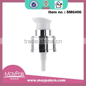 Aluminum Cream Pump With Transparent Cap thumbnail-1