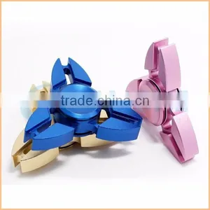 2017 New Tri-Spinner Fidgets Toys Copper Triangle Finger Gyro thumbnail-4
