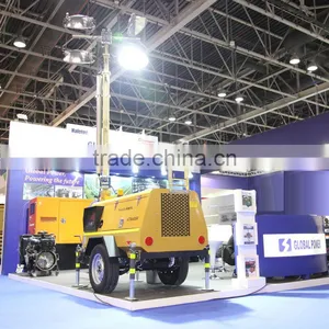 Water Cooled Diesel Trailer Light Tower Generator thumbnail-3