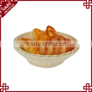 Smart Design Eco-friendly Hand Woven Home or Supermarket Used Plastic Basket for Fruit thumbnail-1