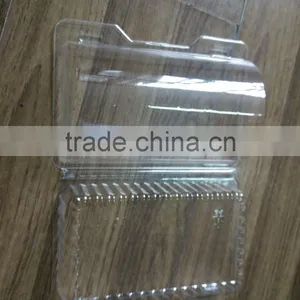 Eco Friendly OPS Disposable Cake Roll Container Boxes Clamshell thumbnail-5